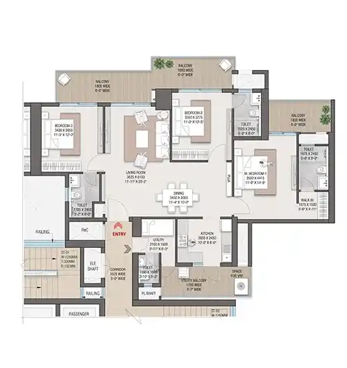 Satya Levante Floor Plan